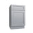 Metro Slate single door standard base cabinet, 21" W x 34.5" H x 24" D, ViaWood Cabinets item B21
