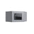 Metro Slate corner wall cabinet with glass, 24" W x 15" H x 12" D, ViaWood Cabinets item CWS2415