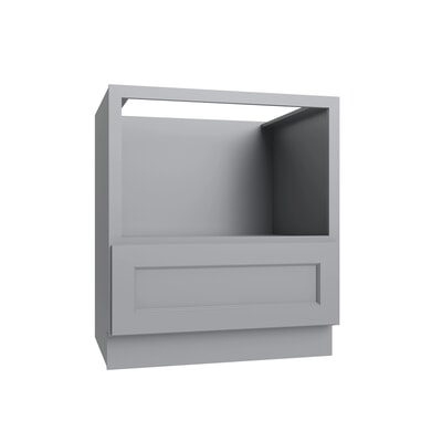 Metro Slate microwave base cabinet, 24" W x 34.5" H x 24" D, ViaWood Cabinets item MBC24