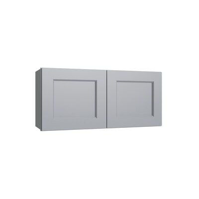 Metro Slate double door wall cabinet, 30" W x 21" H x 12" D, ViaWood Cabinets item W3021