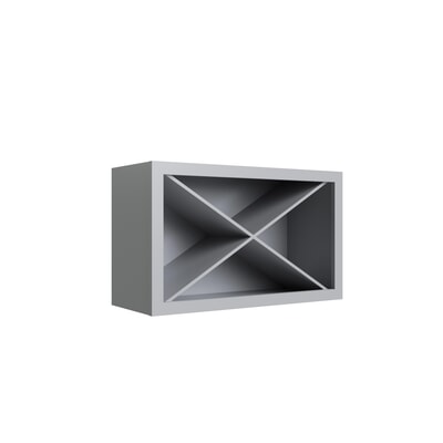 Metro Slate wine rack, 30" W x 18" H x 12" D, ViaWood Cabinets item WR3018