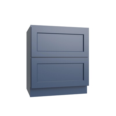 Metro Cove two drawer base cabinet, 30" W x 34.5" H x 24" D, ViaWood Cabinets item DB30-2