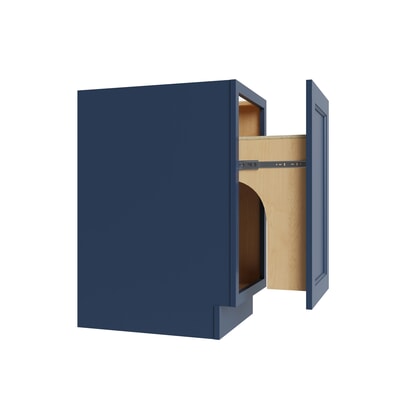 Metro Cove full height trash can base cabinet, 18" W x 34.5" H x 24" D, ViaWood Cabinets item TRB18FH