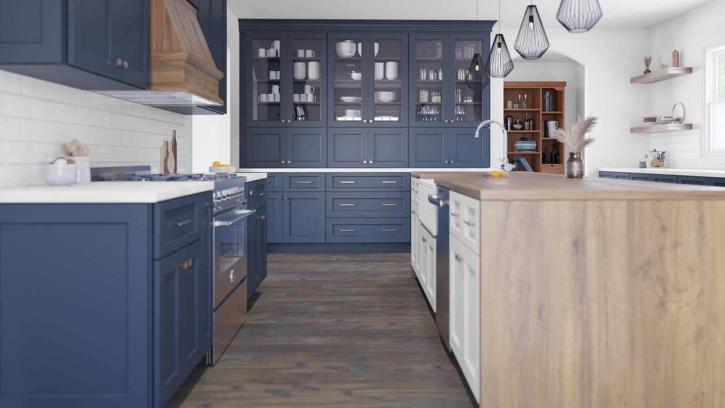 Modern kitchen example from ViaWood Cabinets