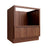 Studio Walnut microwave base cabinet, 24" W x 34.5" H x 24" D, ViaWood Cabinets item MBC24