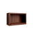 Studio Walnut microwave wall cabinet, 30" W x 18" H x 12" D, ViaWood Cabinets item MWC3018