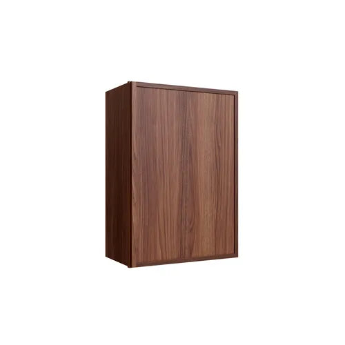 Studio Walnut single door wall cabinet, 12" W x 30" H x 12" D, ViaWood Cabinets item W1230