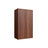 Studio Walnut single door wall cabinet, 12" W x 36" H x 12" D, ViaWood Cabinets item W1236