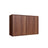 Studio Walnut double door wall cabinet, 33" W x 24" H x 12" D, ViaWood Cabinets item W3324