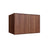 Studio Walnut deep wall refrigerator cabinet, 33" W x 24" H x 24" D, ViaWood Cabinets item W332424
