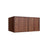Studio Walnut deep wall refrigerator cabinet, 36" W x 12" H x 24" D, ViaWood Cabinets item W361224