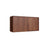 Studio Walnut double door wall cabinet, 36" W x 18" H x 12" D, ViaWood Cabinets item W3618