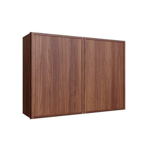 Studio Walnut double door wall cabinet, 42" W x 30" H x 12" D, ViaWood Cabinets item W4230
