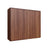 Studio Walnut double door wall cabinet, 42" W x 36" H x 12" D, ViaWood Cabinets item W4236