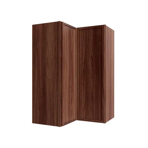 Studio Walnut easy reach wall cabinet, 24" W x 30" H x 12" D, ViaWood Cabinets item WER2430