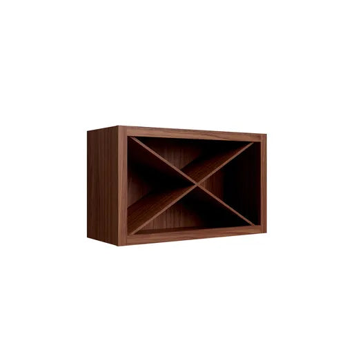 Studio Walnut wine rack, 30" W x 18" H x 12" D, ViaWood Cabinets item WR3018