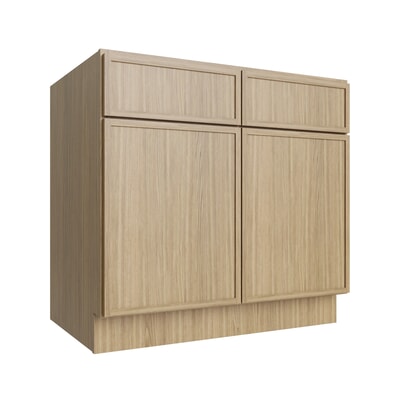 Studio Oak double door base cabinet with center stile, 39" W x 34.5" H x 24" D, ViaWood Cabinets item B39