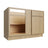 Studio Oak blind base cabinet, 48" W x 34.5" H x 24" D, ViaWood Cabinets item BB48