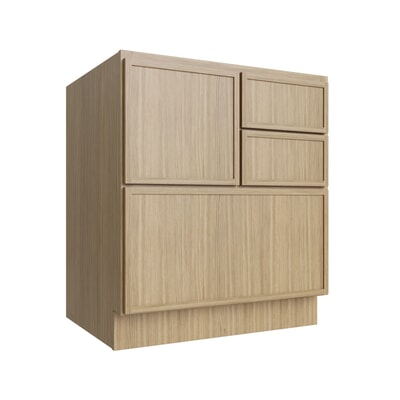 Studio Oak cooking center base cabinet, 30" W x 34.5" H x 24" D, ViaWood Cabinets item CC30