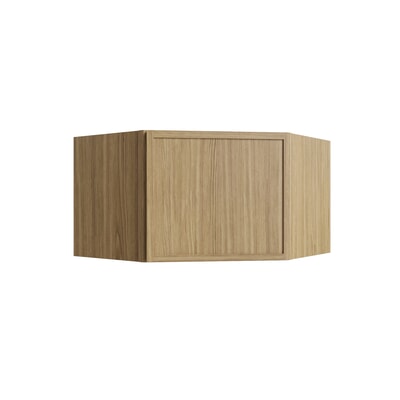 Studio Oak corner wall cabinet, 24" W x 15" H x 12" D, ViaWood Cabinets item CW2415