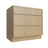 Studio Oak three drawer base cabinet, 18" W x 34.5" H x 24" D, ViaWood Cabinets item DB18-3