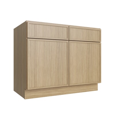 Studio Oak sink base cabinet, 42" W x 34.5" H x 24" D, ViaWood Cabinets item SB42
