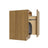 Studio Oak trash can base cabinet with one 50-quart can, 18" W x 34.5" H x 24" D, ViaWood Cabinets item TRB-1