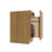 Studio Oak trash can base cabinet with two 35-quart cans, 18" W x 34.5" H x 24" D, ViaWood Cabinets item TRB-2