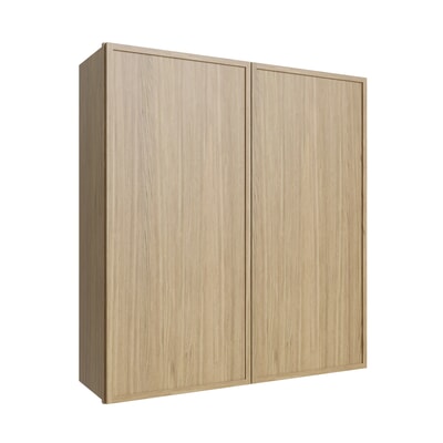 Studio Oak double door wall cabinet, 27" W x 42" H x 12" D, ViaWood Cabinets item W2742