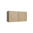 Studio Oak double door wall cabinet, 33" W x 18" H x 12" D, ViaWood Cabinets item W3318