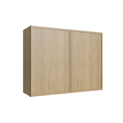 Studio Oak double door wall cabinet, 33" W x 30" H x 12" D, ViaWood Cabinets item W3330
