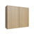 Studio Oak double door wall cabinet, 42" W x 36" H x 12" D, ViaWood Cabinets item W4236