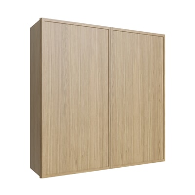 Studio Oak double door wall cabinet, 42" W x 42" H x 12" D, ViaWood Cabinets item W4242