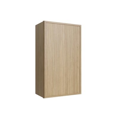 Studio Oak single door wall cabinet, 9" W x 36" H x 12" D, ViaWood Cabinets item W936