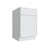 Studio White single door standard base cabinet, 12" W x 34.5" H x 24" D, ViaWood Cabinets item B12
