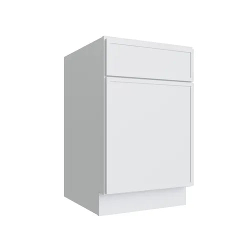 Studio White single door standard base cabinet, 15" W x 34.5" H x 24" D, ViaWood Cabinets item B15