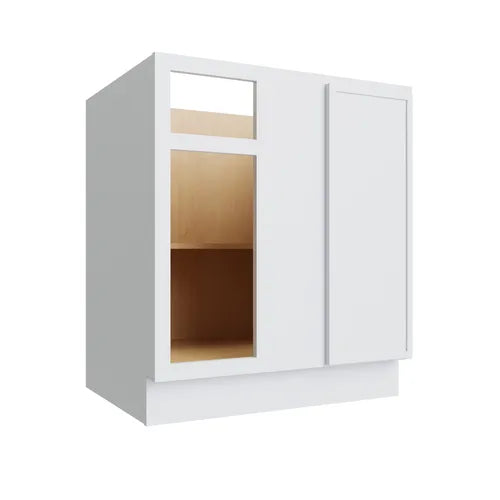 Studio White blind base cabinet, 30" W x 34.5" H x 24" D, ViaWood Cabinets item BB36