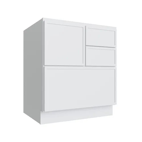 Studio White cooking center base cabinet, 30" W x 34.5" H x 24" D, ViaWood Cabinets item CC30