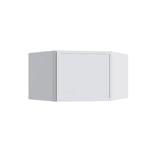 Studio White corner wall cabinet, 24" W x 15" H x 12" D, ViaWood Cabinets item CW2415