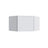 Studio White corner wall cabinet, 24" W x 15" H x 12" D, ViaWood Cabinets item CW2415