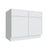 Studio White sink base cabinet, 42" W x 34.5" H x 24" D, ViaWood Cabinets item SB42