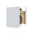 Studio White trash can base cabinet with one 50-quart can, 18" W x 34.5" H x 24" D, ViaWood Cabinets item TRB-1