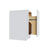 Studio White full height trash can base cabinet, 18" W x 34.5" H x 24" D, ViaWood Cabinets item TRB18FH