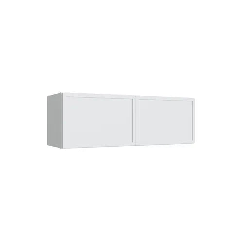 Studio White double door wall cabinet, 30" W x 12" H x 12" D, ViaWood Cabinets item W3012