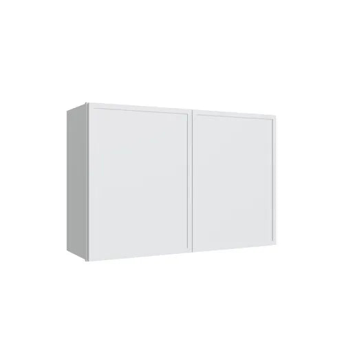 Studio White double door wall cabinet, 30" W x 24" H x 12" D, ViaWood Cabinets item W3024