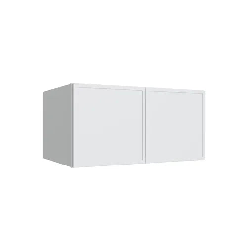 Studio White deep wall refrigerator cabinet, 33" W x 18" H x 24" D, ViaWood Cabinets item W331824