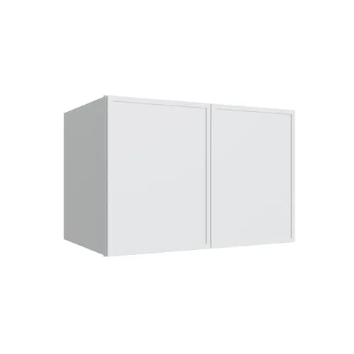 Studio White deep wall refrigerator cabinet, 33" W x 24" H x 24" D, ViaWood Cabinets item W332424