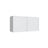 Studio White double door wall cabinet, 36" W x 18" H x 12" D, ViaWood Cabinets item W3618