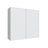 Studio White double door wall cabinet, 36" W x 36" H x 12" D, ViaWood Cabinets item W3636