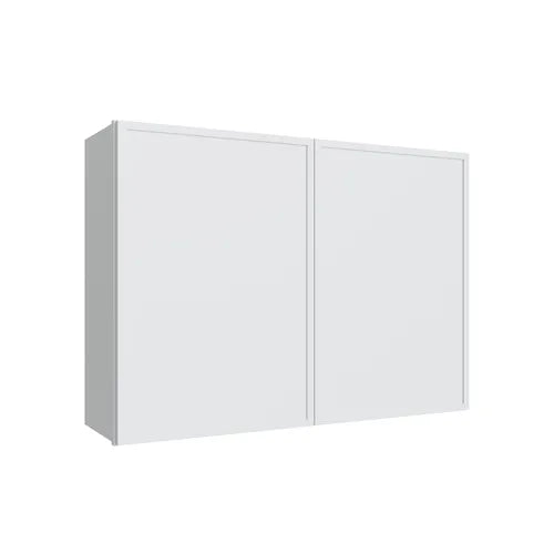 Studio White double door wall cabinet, 42" W x 30" H x 12" D, ViaWood Cabinets item W4230
